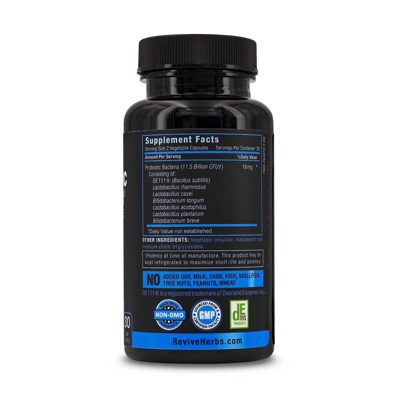 Advanced Probiotic with DE111 Strain (Bacillus subtilis). Spore Forming Probi…