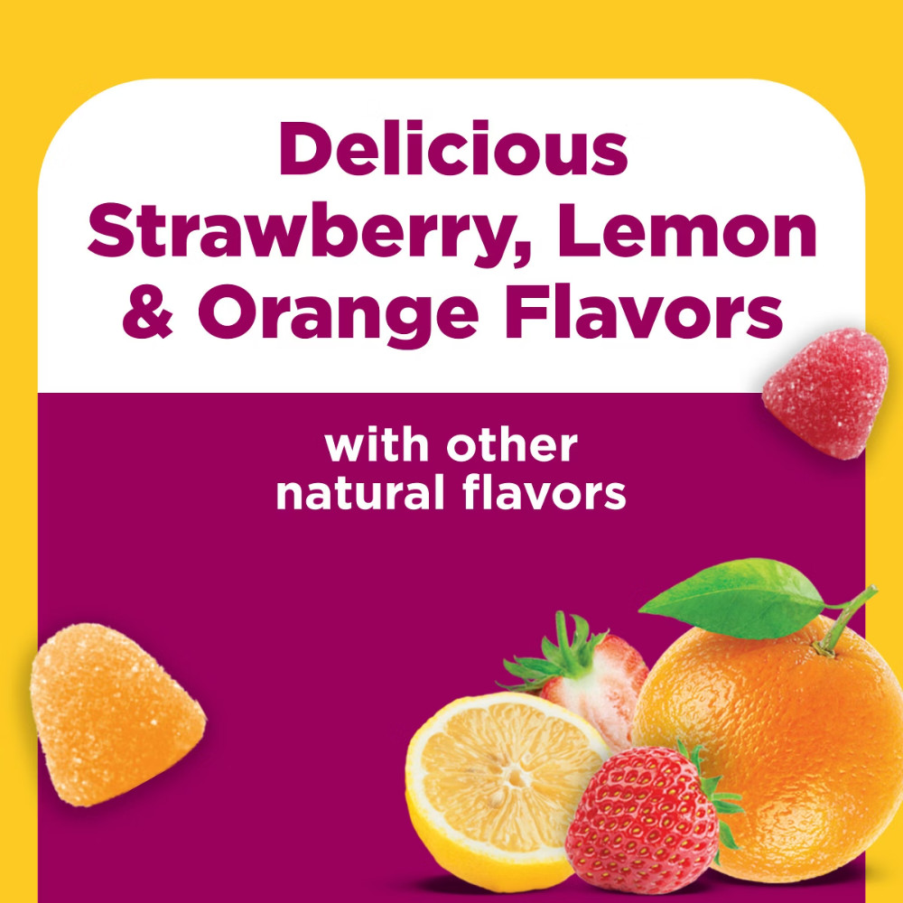 Nature Made Multi for Her + Omega-3 Gummies – Lemon, Orange & Strawberry