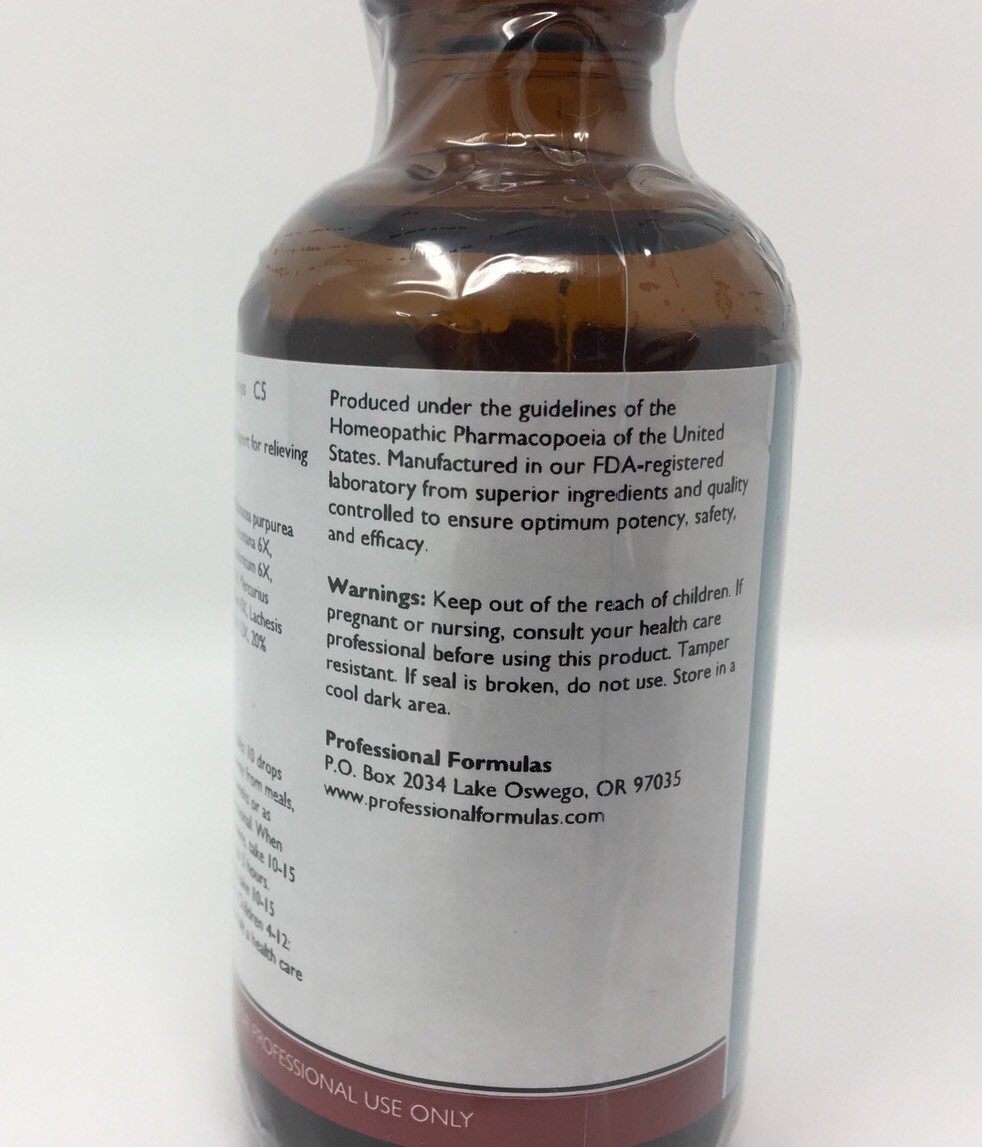 Anti Inflammation Drops 2fl oz Homeopathic Formula By Professional Formulas