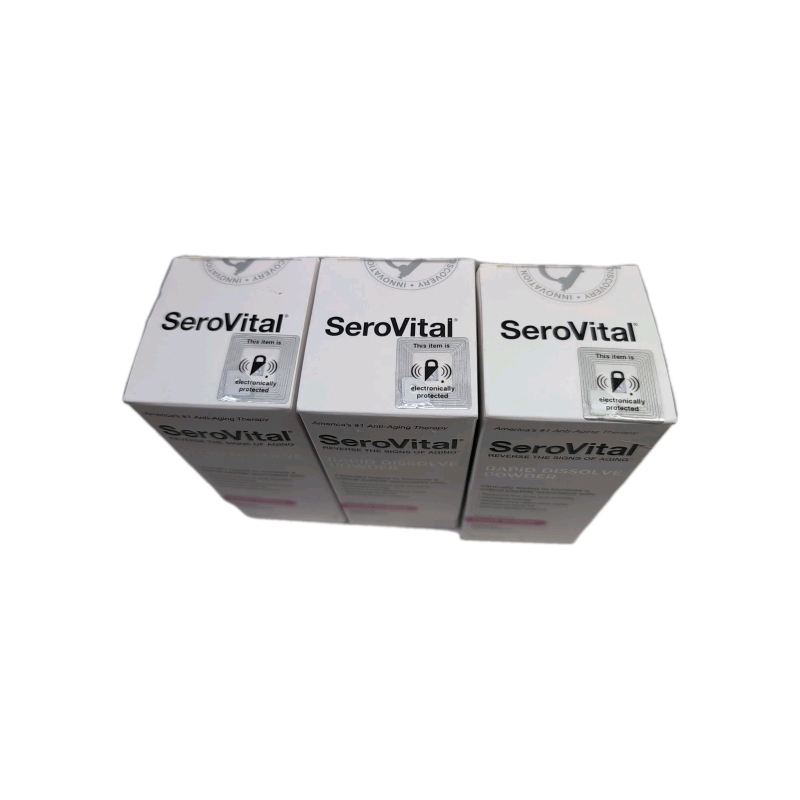 (3) SeroVital Anti Aging Rapid Dissolve Fruit Punch Powder 14 Sachets 05/2026