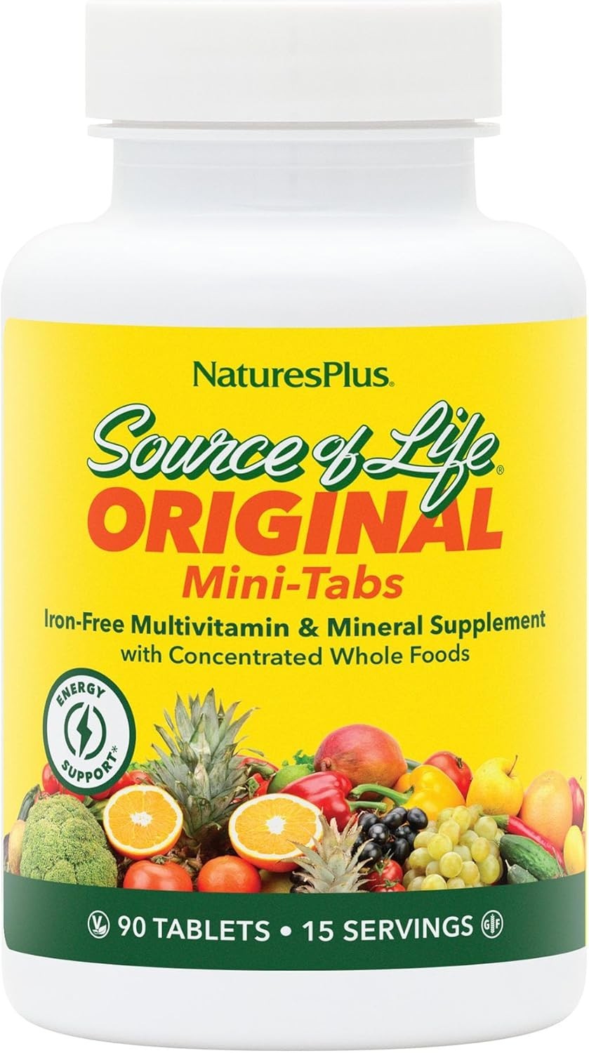 Natures Plus Source of Life Mini TabsMultivitamin & Mineral Sup 90 BB 12/2027