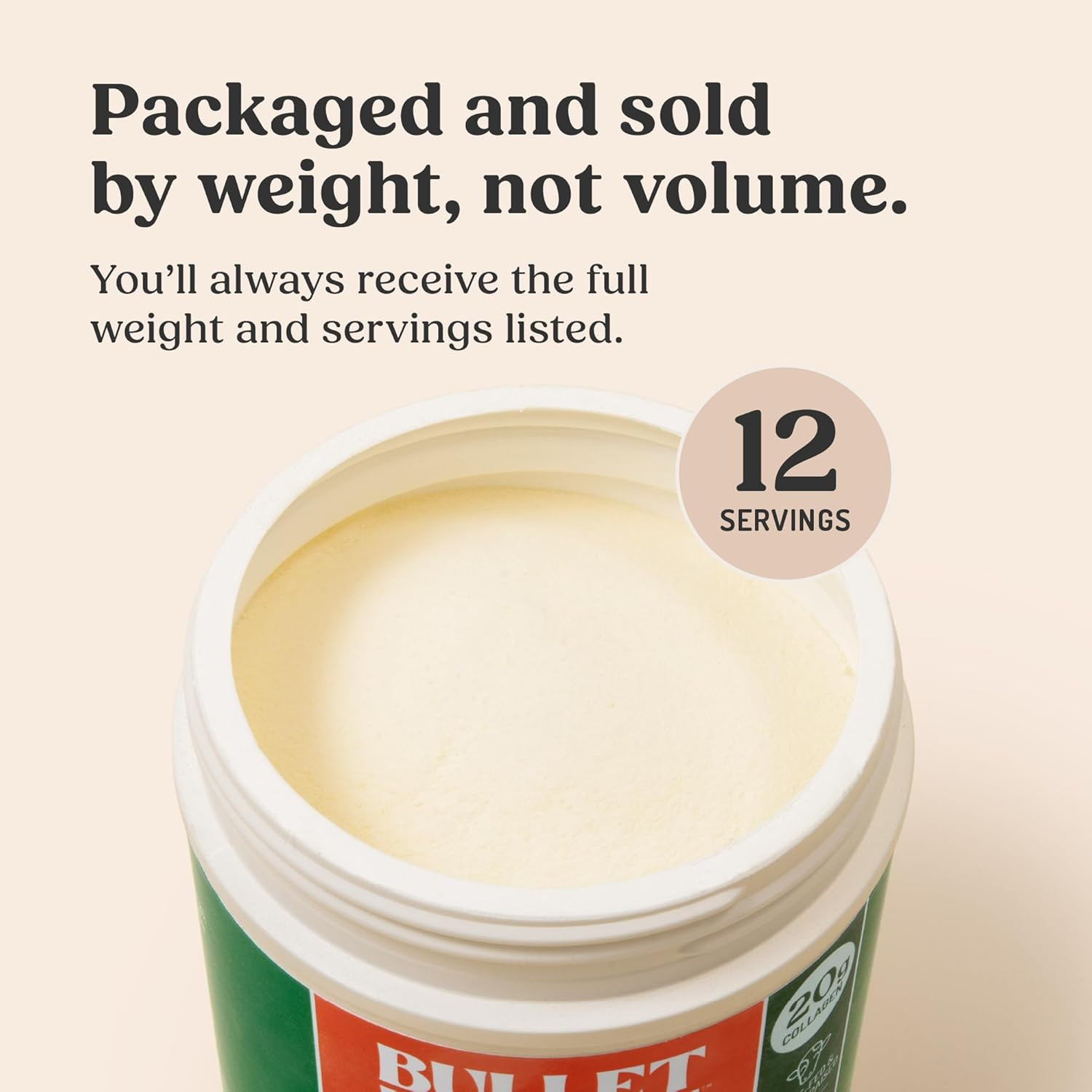 Grass Fed Collagen Peptides Powder Unflavored 8.5 oz Protein