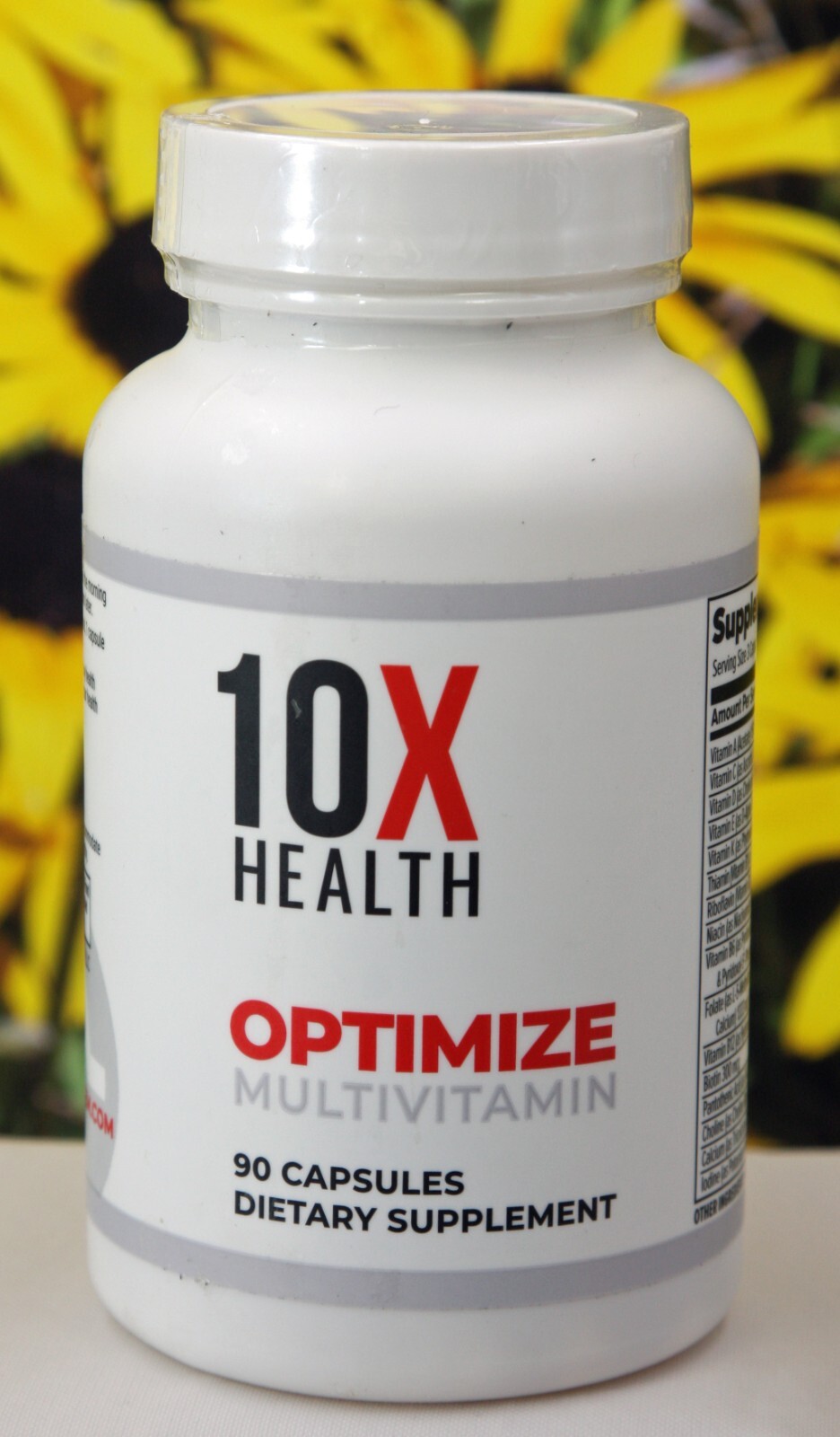 10X Health Optimize Methylated Multivitamin 90 Capsules, 06/26 Exp