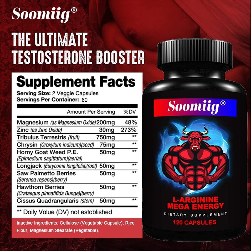 Tribulus + Epimedium – Men’s Sexual Health Capsules – Endurance – Stamina