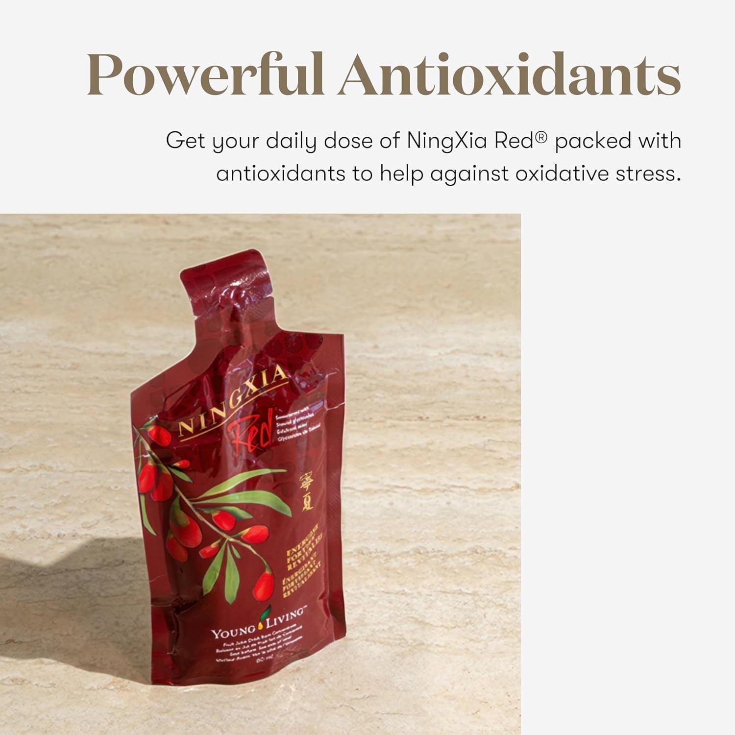 Young Living Ningxia Red Supplement – Fortify Revitalize – 30 Pack, 2 fl oz