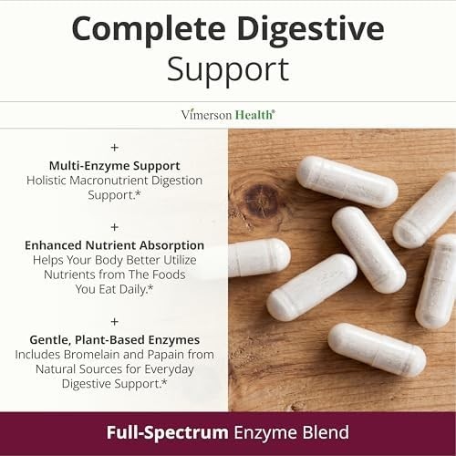 Digestive Enzymes for Women – 18 Plant Based Enzymes – Debloat & Bloating Relief