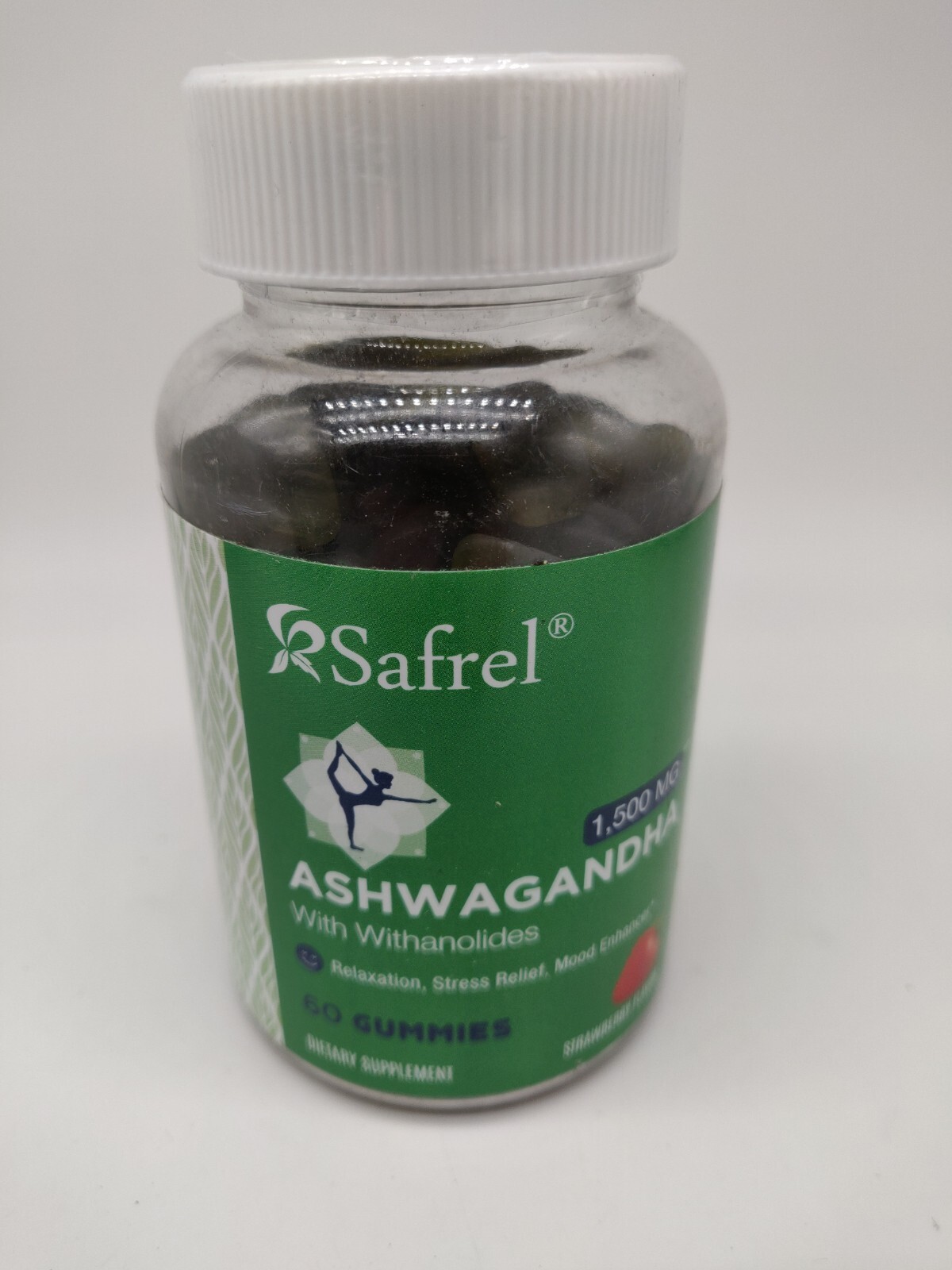 Safrel Ashwaganda Gummies, For Stress Relief And Relaxation Exp 06/2025