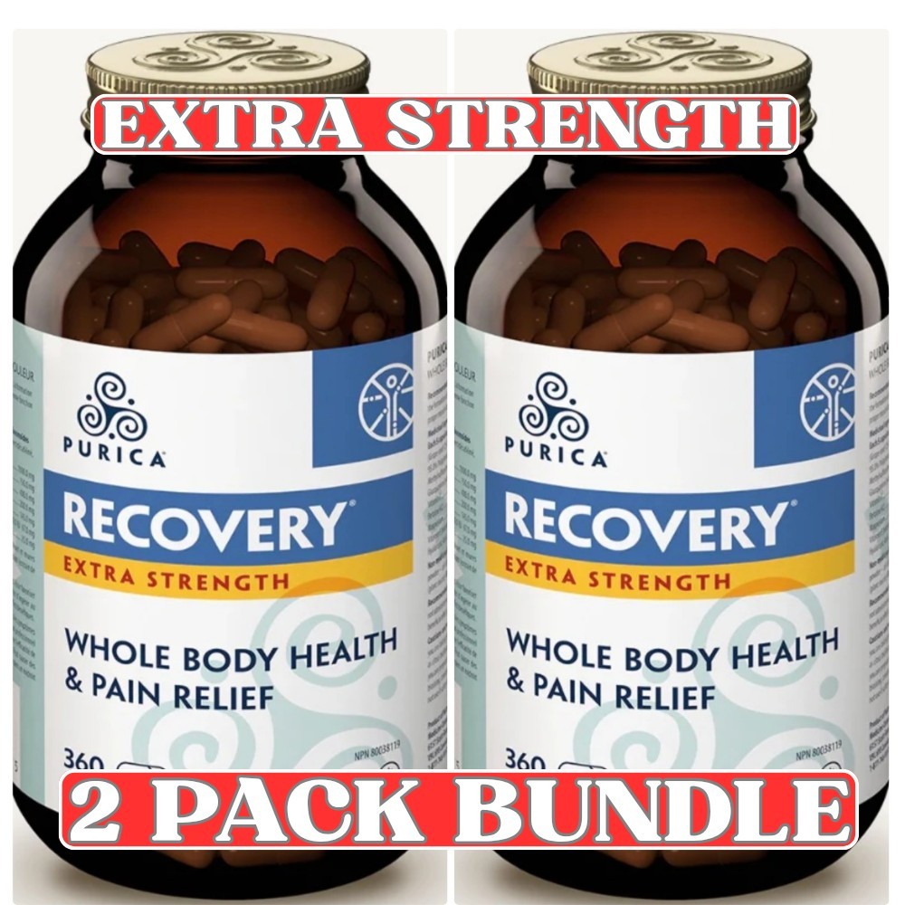 Purica Recovery Extra Strength 360 Vegan Capsules 2-Pack Bundle
