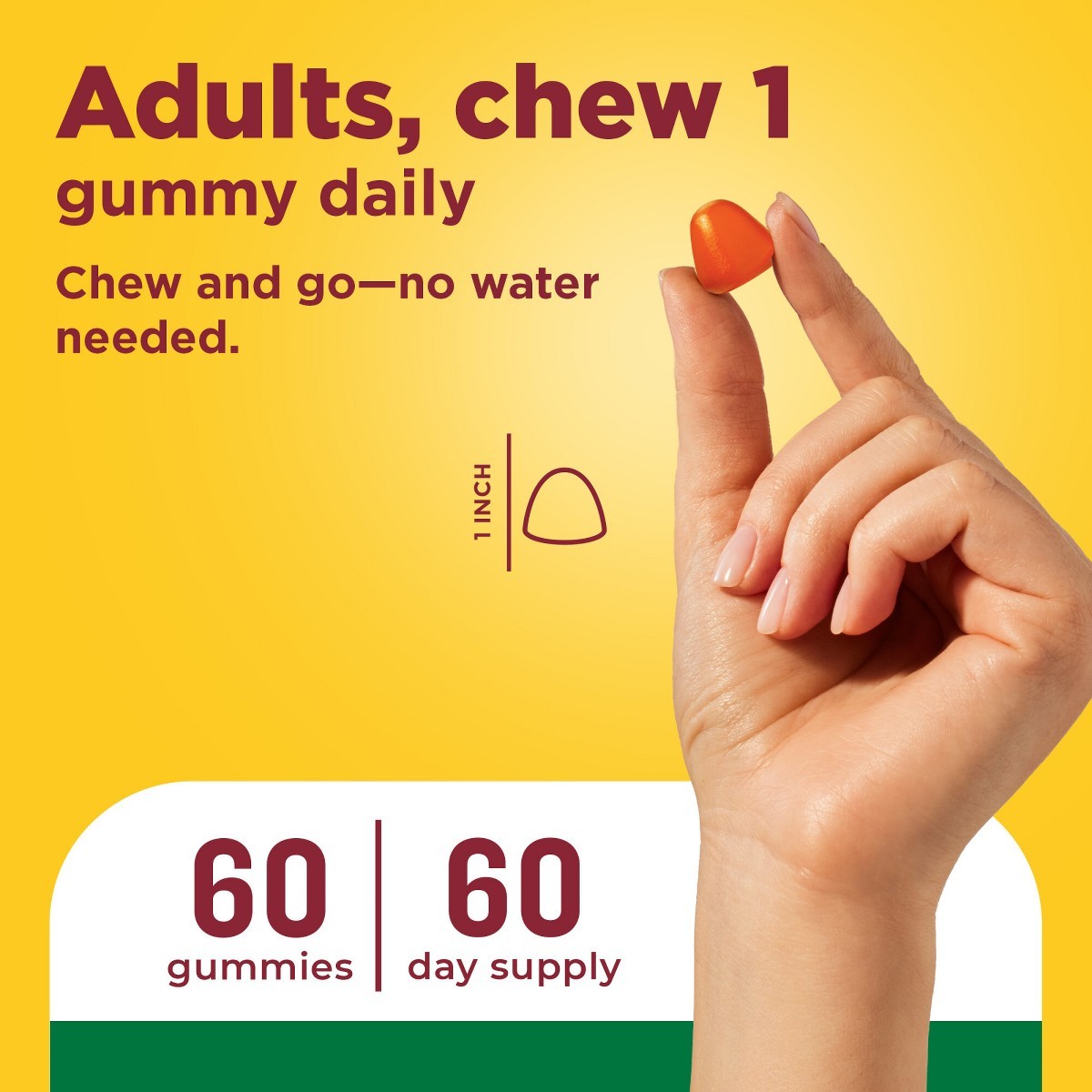 Nature Made Vitamin B Complex Gummies, 5 B Vitamins for Energy – 60ct