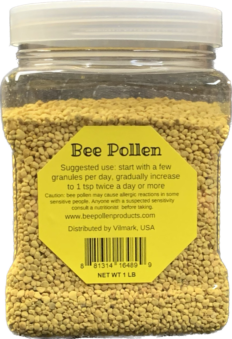 BEE POLLEN 100% Pure Natural Bee Pollen Granules 1 lb FDA Certified