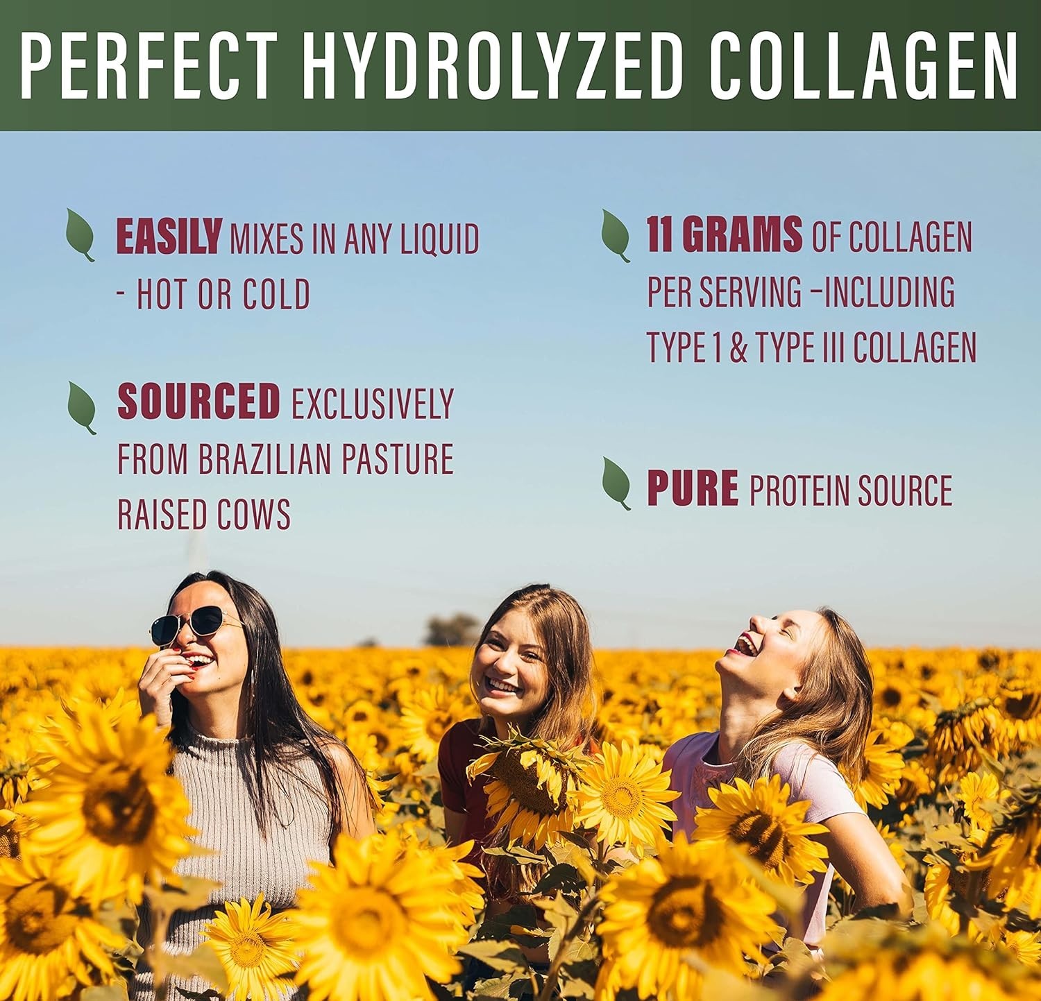 Perfect Supplements Hydrolyzed Collagen Peptides Powder – 660 grams
