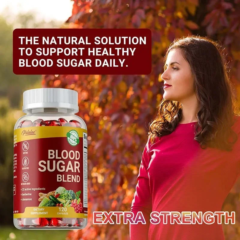 Blood Sugar Blend 240pcs – Balanced Blood Sugar Metabolism,Improves Hypoglycemia