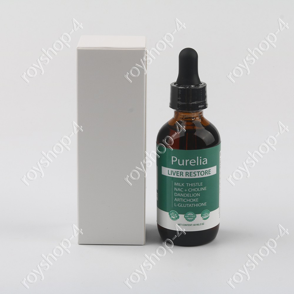 Purelia Liver Restore, Complete Liver Support Supplement with Milk Thistle 1-6x
