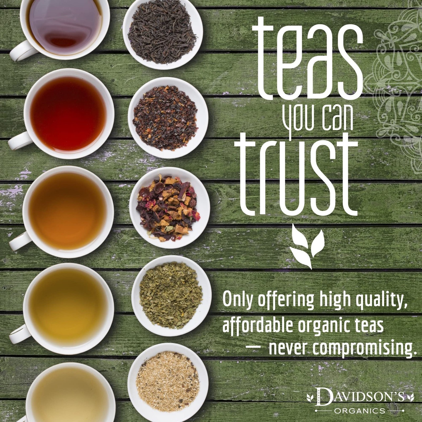 Davidson’s Organics, Autumn Fruit & Flowers, Loose Leaf Tea, 16-Ounce Bag