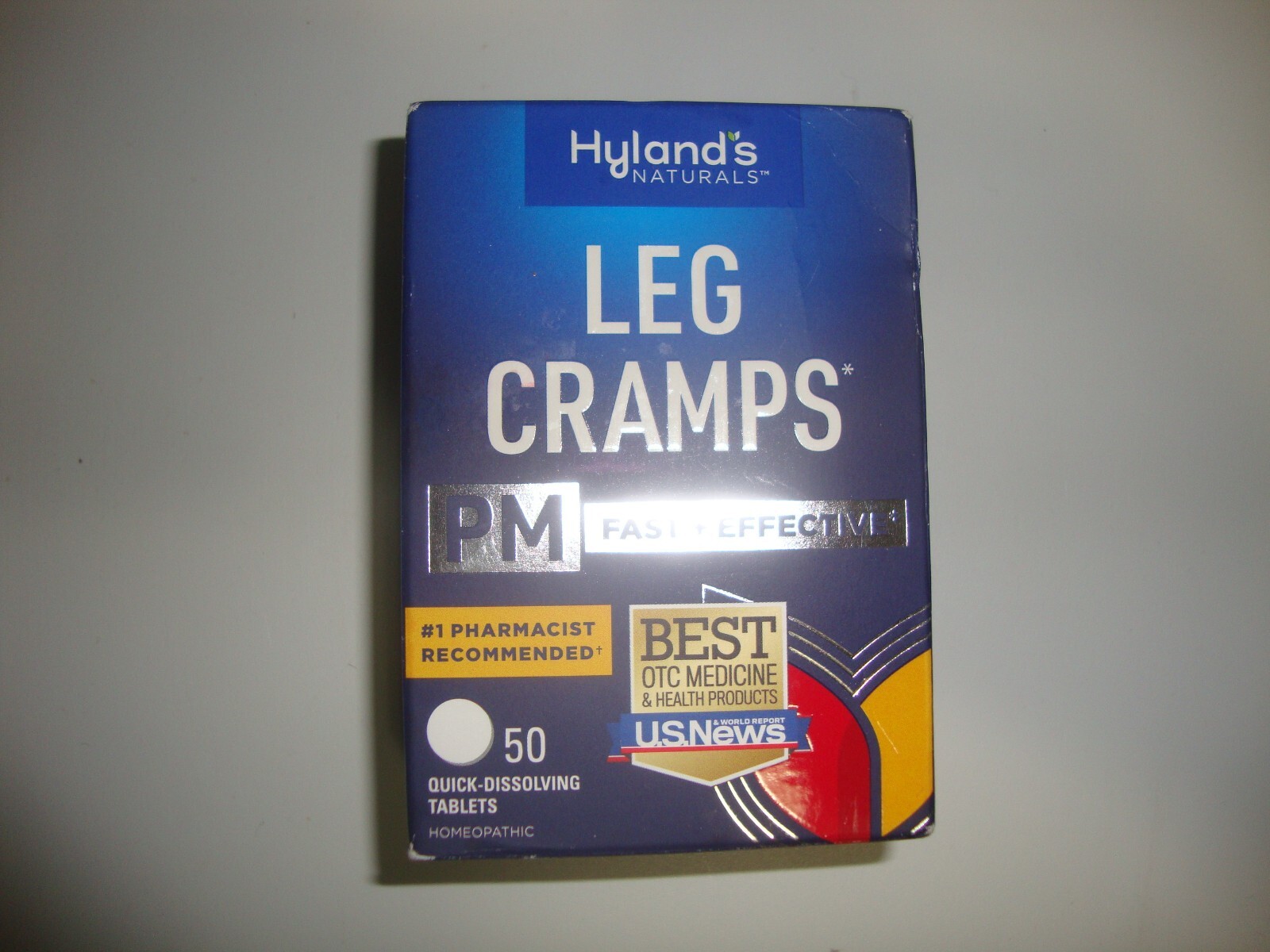 HYLANDS LEG CRAMP PM TABs 50CT CINCHONA ( HOMEOPATHIC QUININE) Free USA Shipping