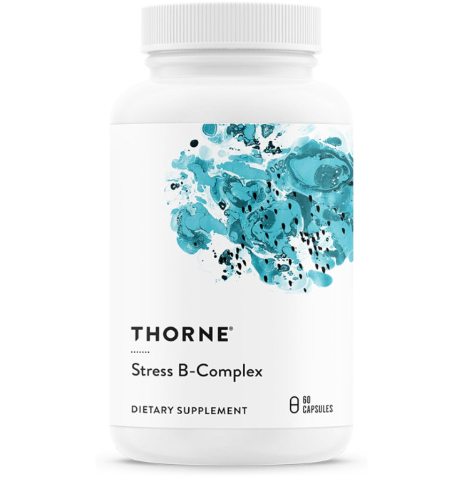 Thorne Basic B Complex 60 capsules x 1/2/3/5-Pack (Total 60 caps) Exp 05/2028