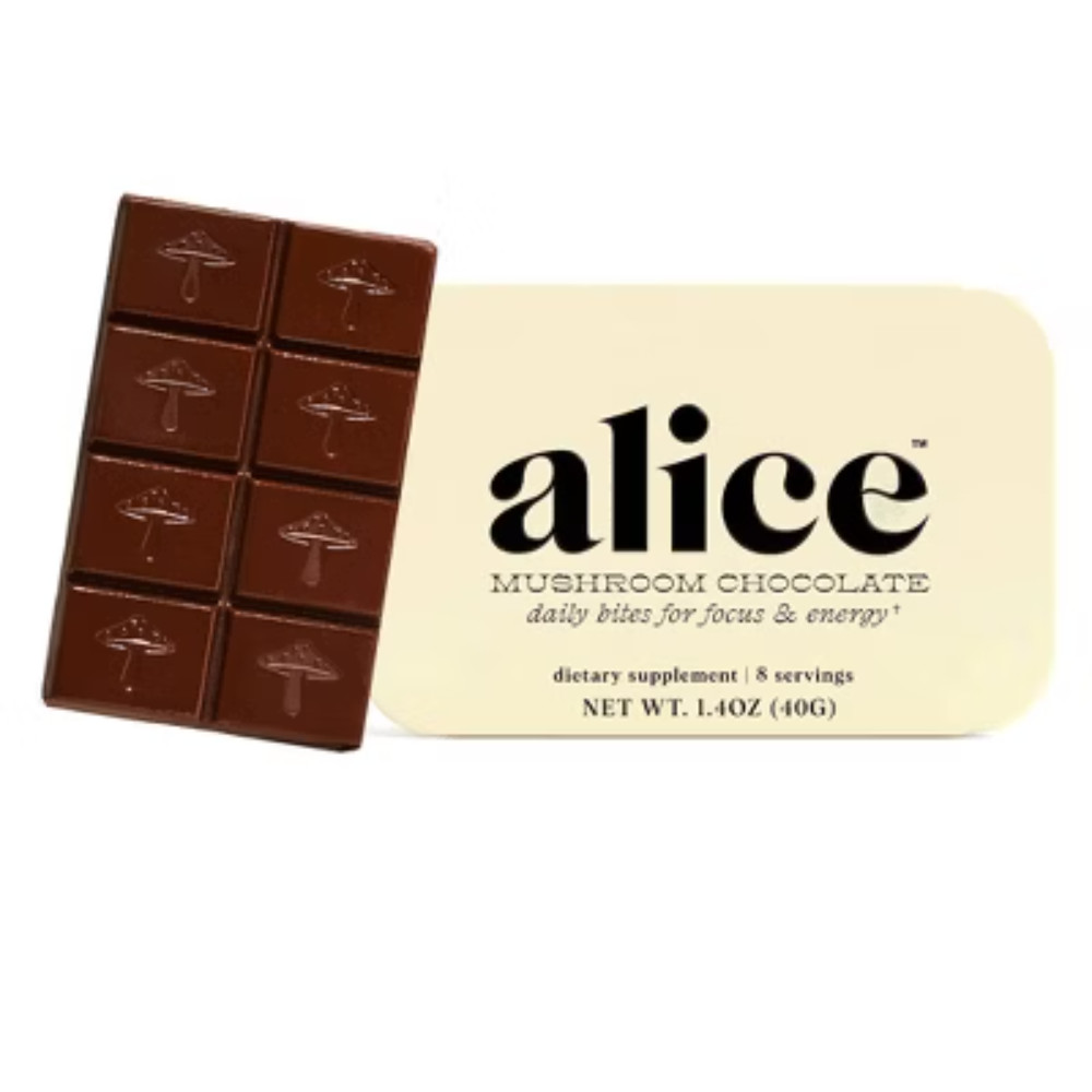 Alice Mushrooms Brainstorm Mushroom Dietary Supplement Chocolates – 8ct