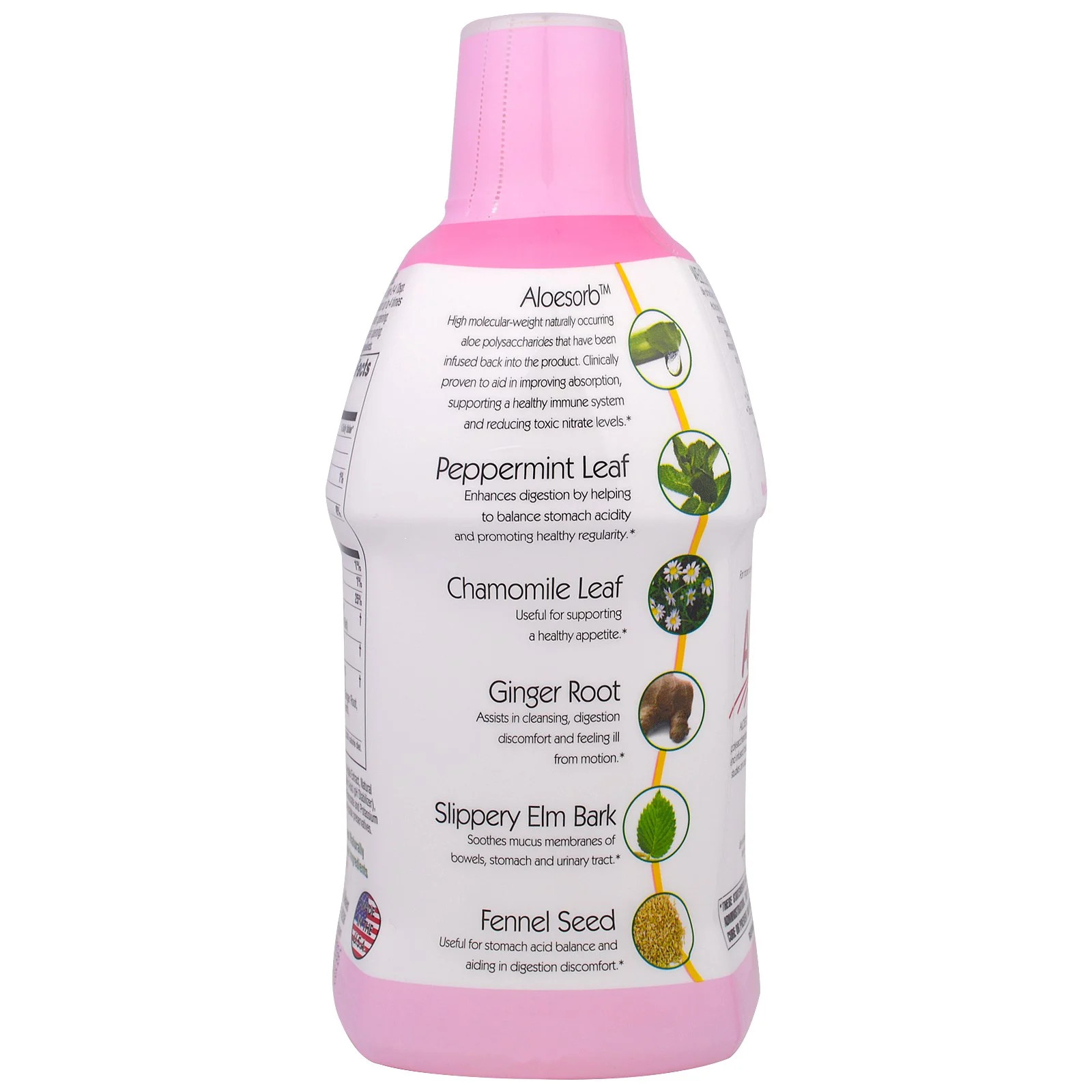 Aloe Herbal, Stomach Formula, Fresh Mint, 32 fl oz (960 ml)