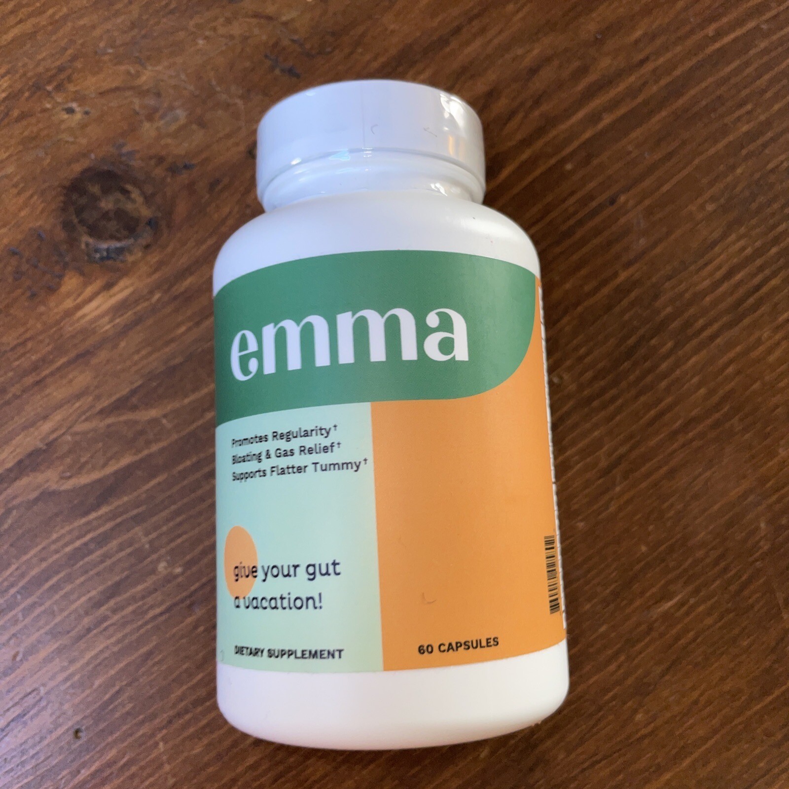 New! EMMA Gut Health Gas & Bloating Relief Constipation Leaky Gut Repair 60 Caps