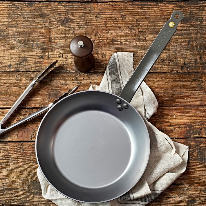 De Buyer Mineral B Carbon Steel Fry Pan, 14″-Williams Sonoma|37453