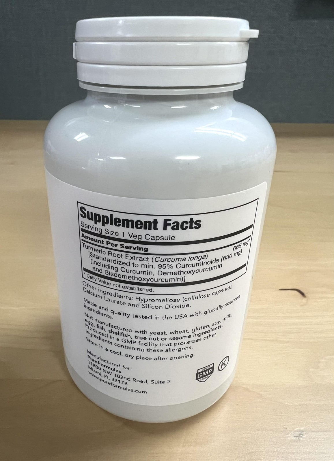 PureFormulas Turmeric Curcumin Supplement for Flexibility, Natural Antioxidan…