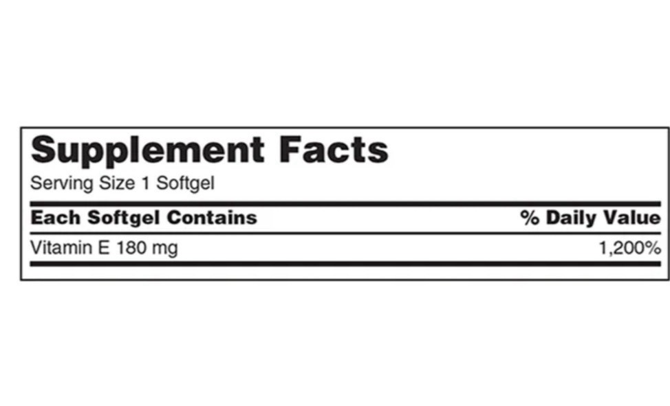 Kirkland Signature Vitamin E 180 mg., 500 Softgels ..