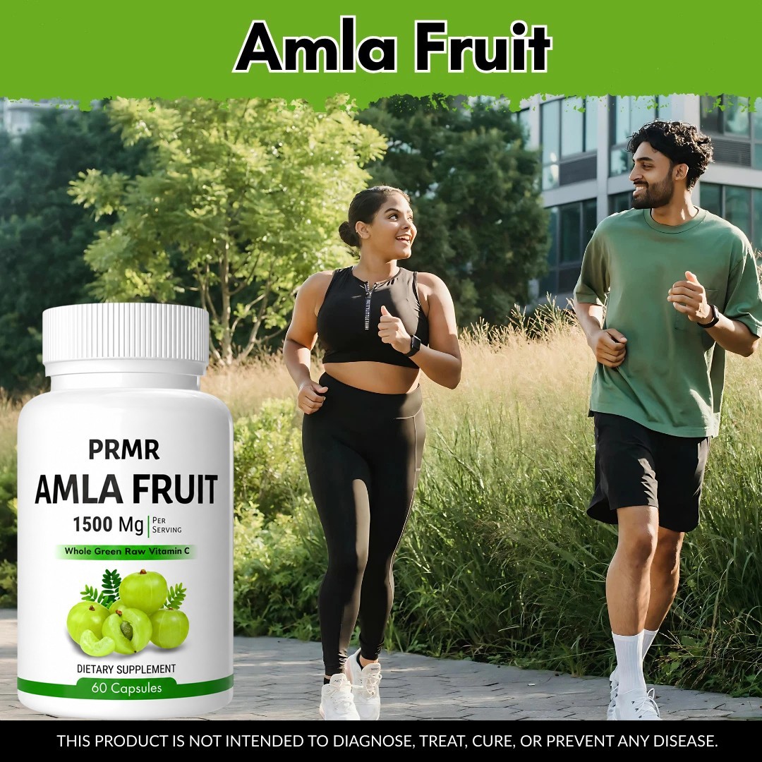 (1 pcs) PRMR Amla Fruit 1500mg Dietary Supplement Capsules Herbal Formula 60 Ct