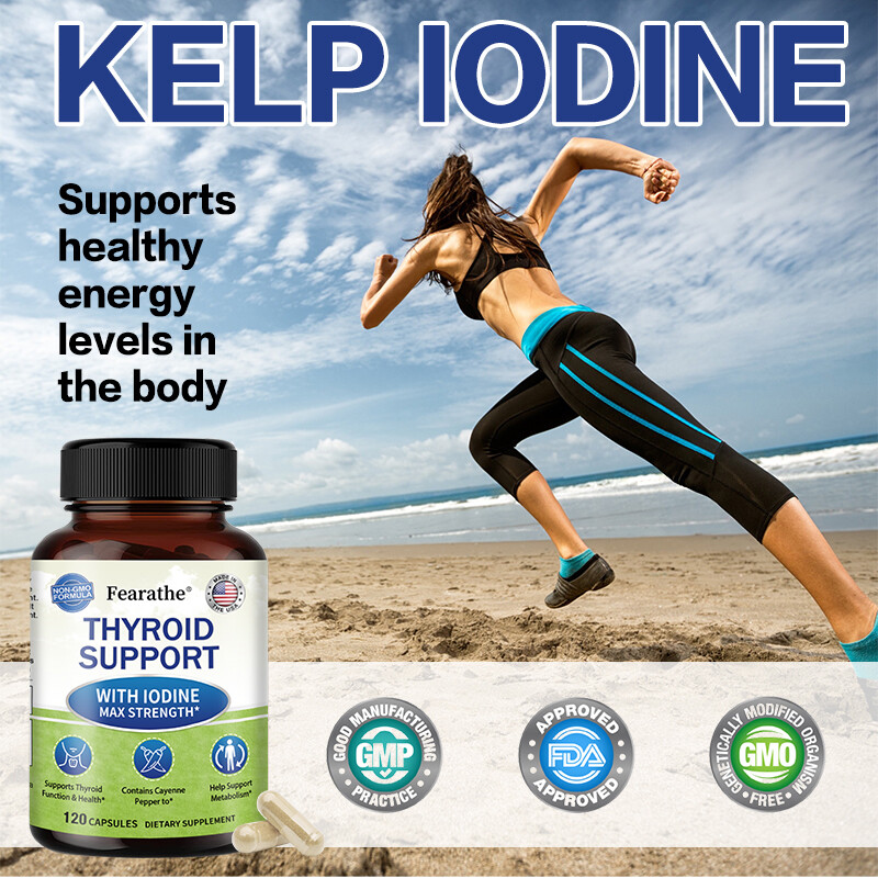 Advanced Thyroid Support Boost Metabolism And Energy Levels 120 Capsules