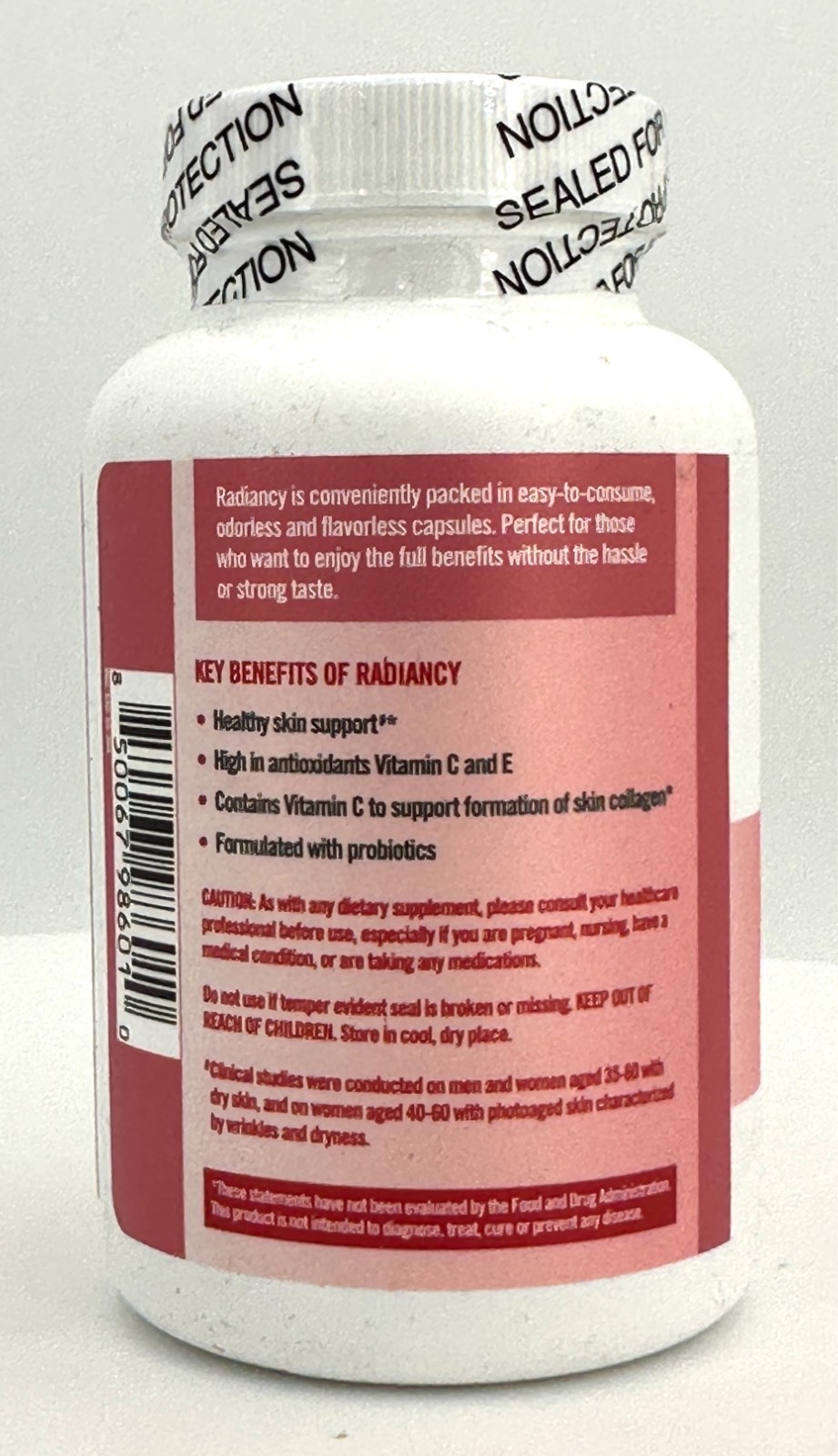 BB Company Radiancy Natural Probiotic Supplement For Women’s Health 120 ct