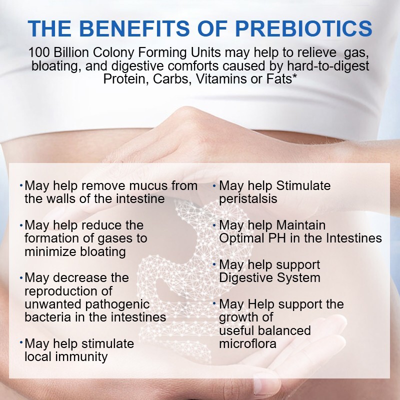Probiotic Enzyme Capsules 100 Billion CFU Immunity Digestive Support Mood Health