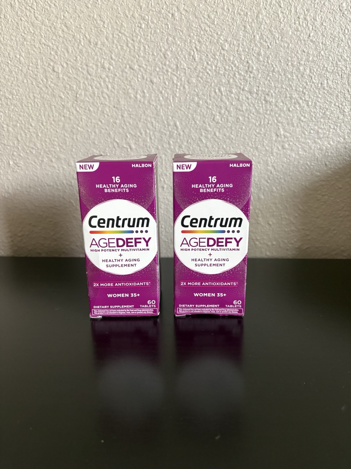 Centrum Age Defy Women’s Multivitamin 60 Tablets Lot Of 2 Brand New