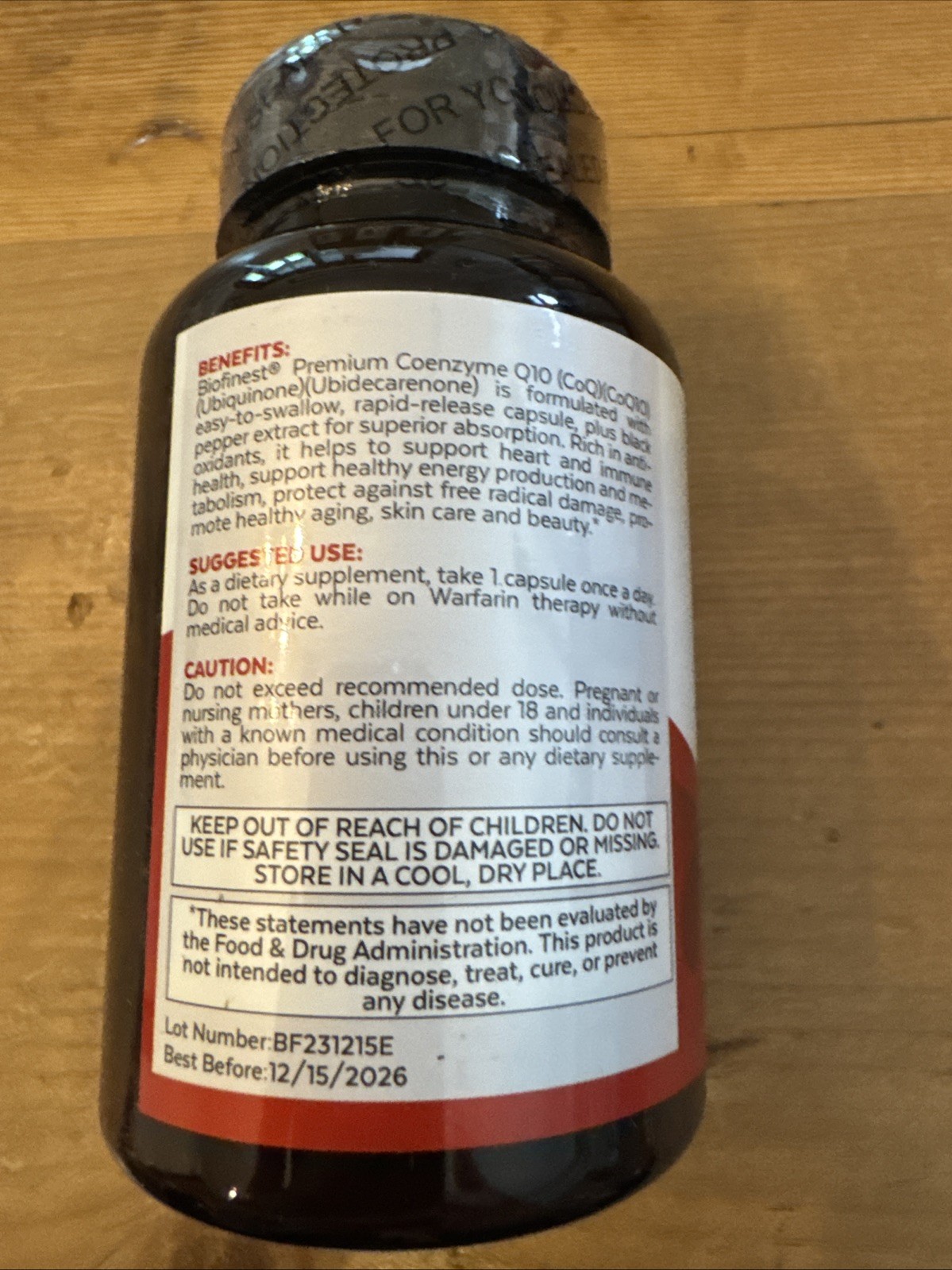 Nutricost CoQ10 100mg, 120 Capsules, Vegetarian Capsules, Non-GMO Exp 12/26