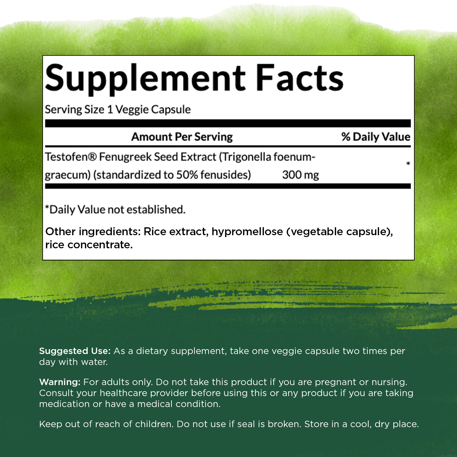 Swanson Testofen Fenugreek Extract – Ayurvedic Herbal Supplement Promoting Ho…