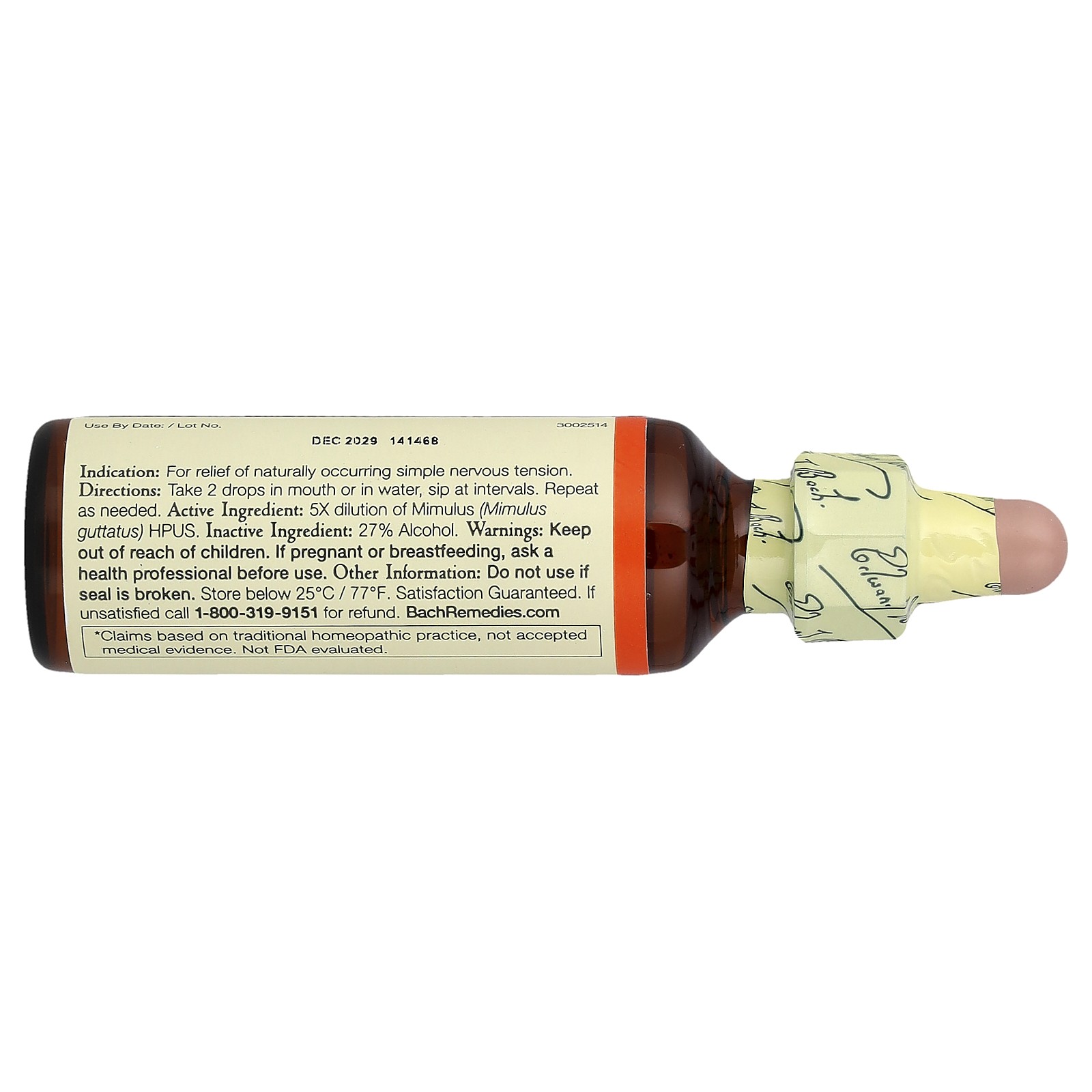 Original Flower Remedies, Mimulus, 0.7 fl oz (20 ml)