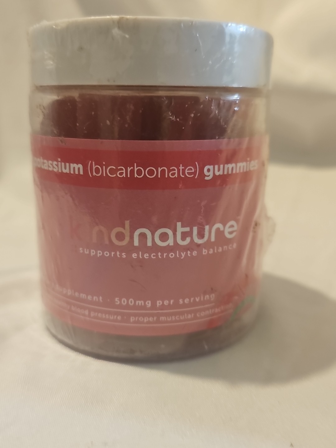 KindNature Potassium Bicarbonate gummies 60 Vegan Gummies Exp 10/2025
