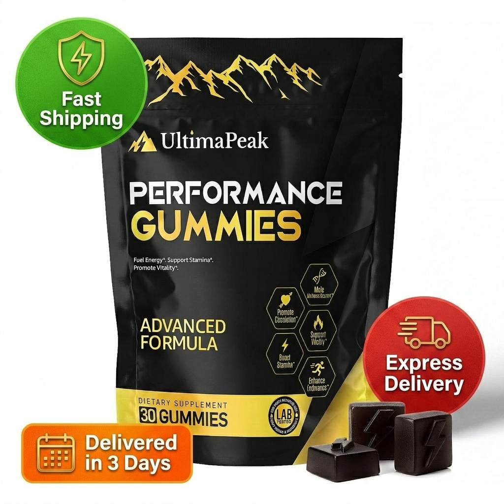 UltimaPeak Pure Himalayan Shilajit Gummies with 30 Count (Pack of 1)