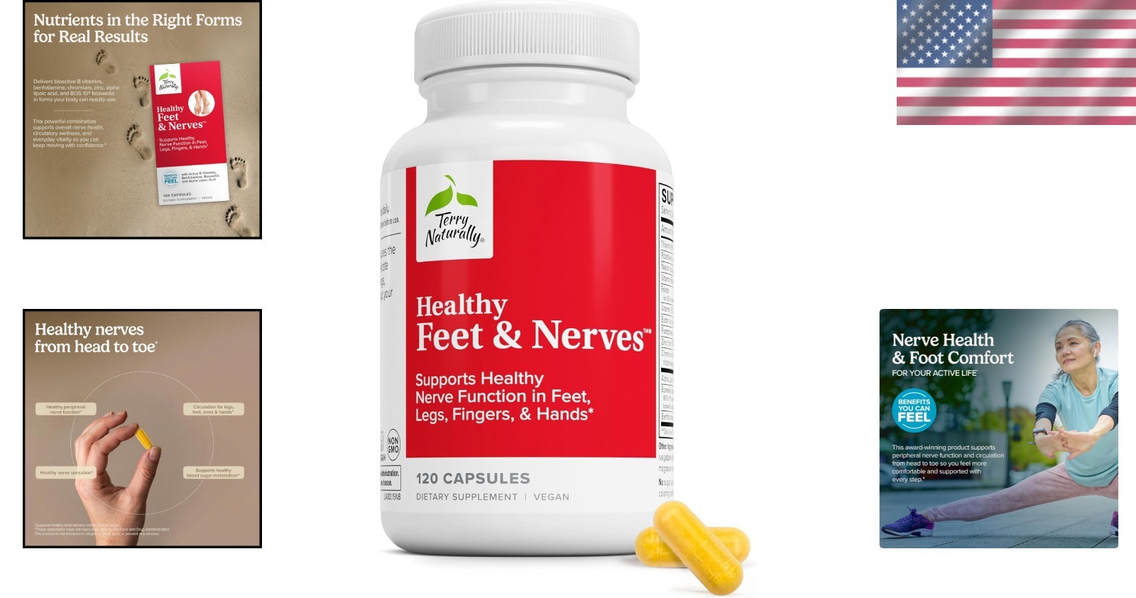 Allergen-Friendly Nerve Support – 120 Count Boswellia Capsules for Brain Health