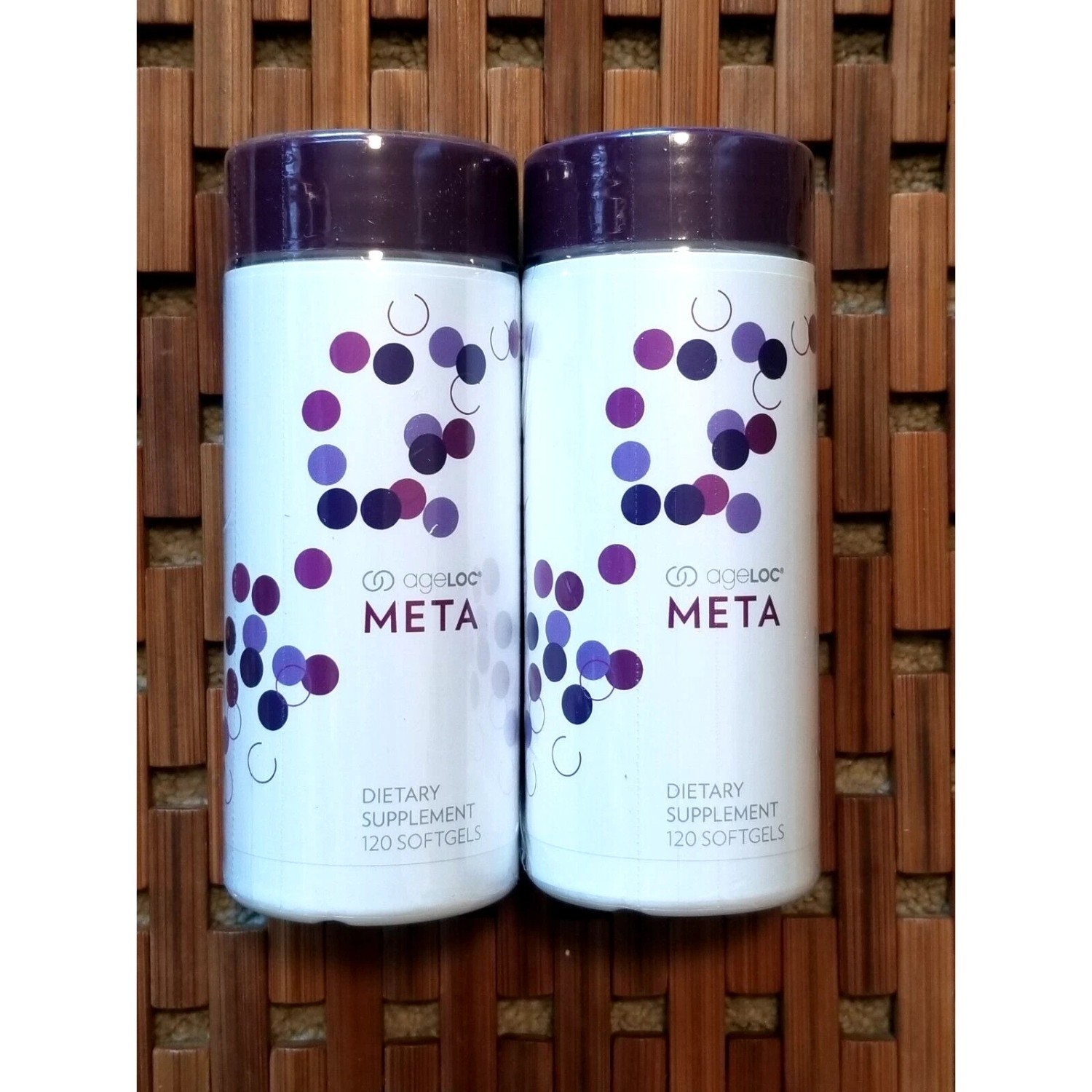 2-pack NU SKIN ageLOC META Healthy Metabolism 120 Caps NEW PRODUCT 08/2027