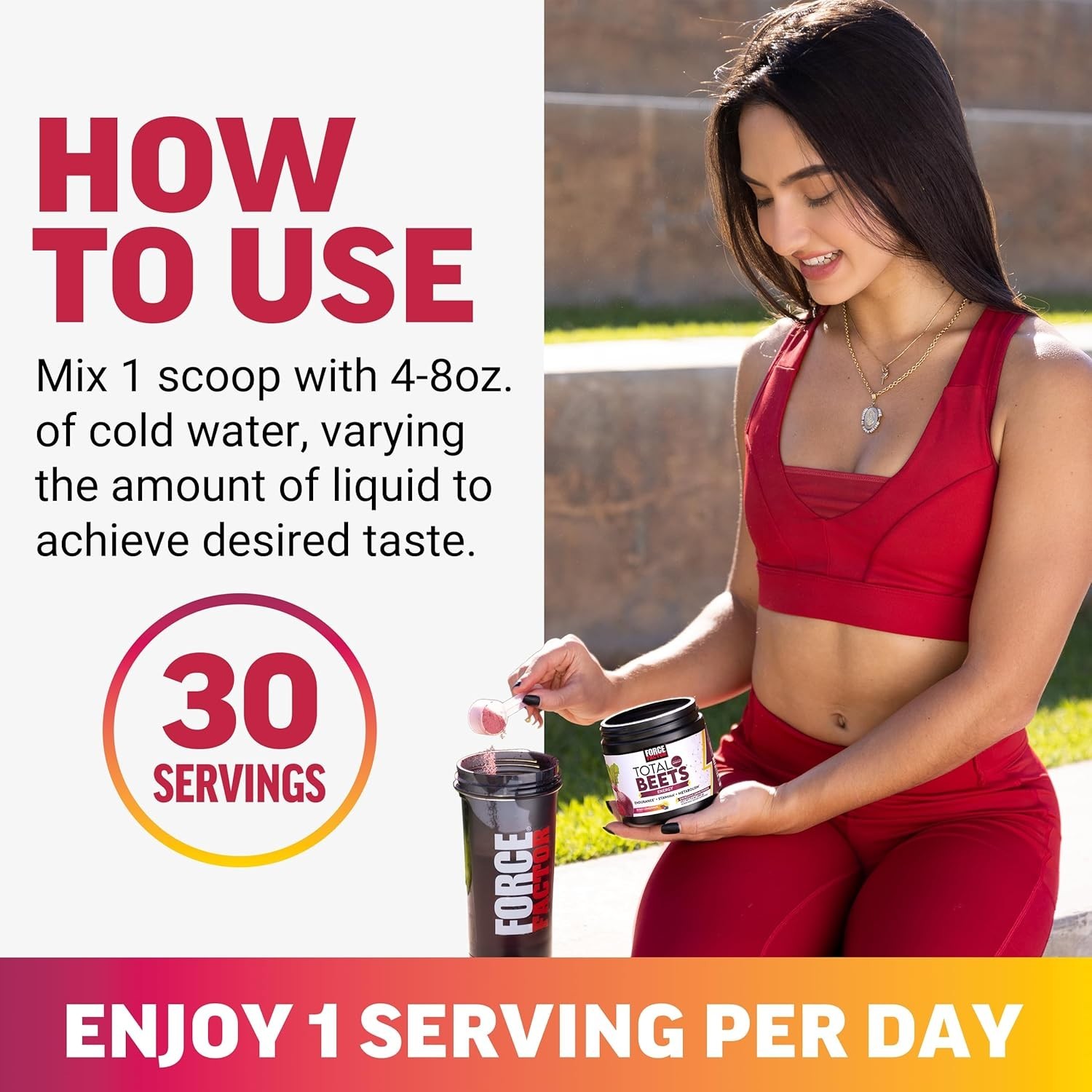 Nitric Oxide Boosting Beet Powder – Delicious Berry Lemonade Flavor, 30 Servings