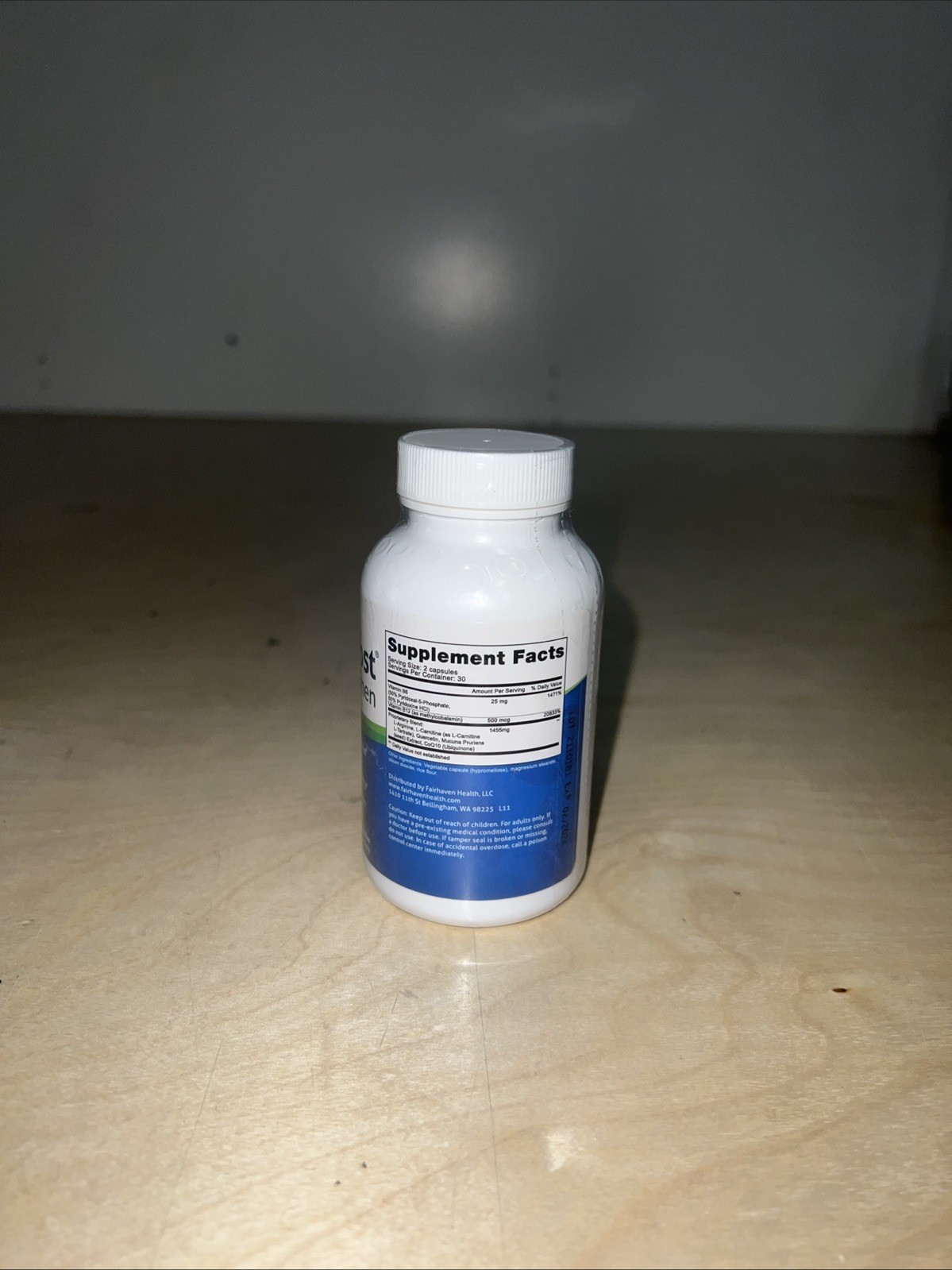 Fairhaven Health MotilityBoost for Men Sperm Support 60 Capsules Exp 02/2026