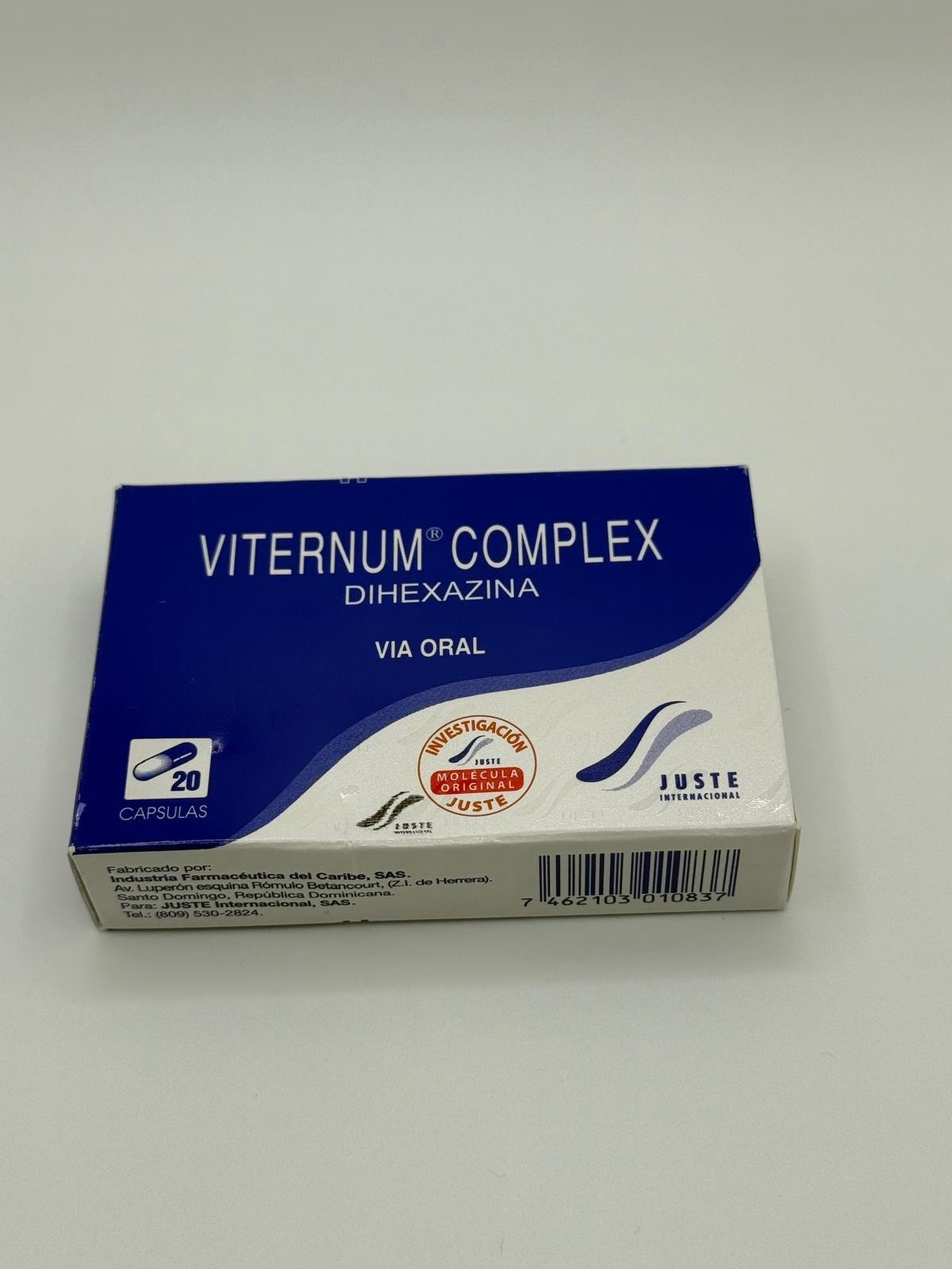 Viternum Complex Capsules Supplement Multivitamin Nutrients Dietary Support 20 C