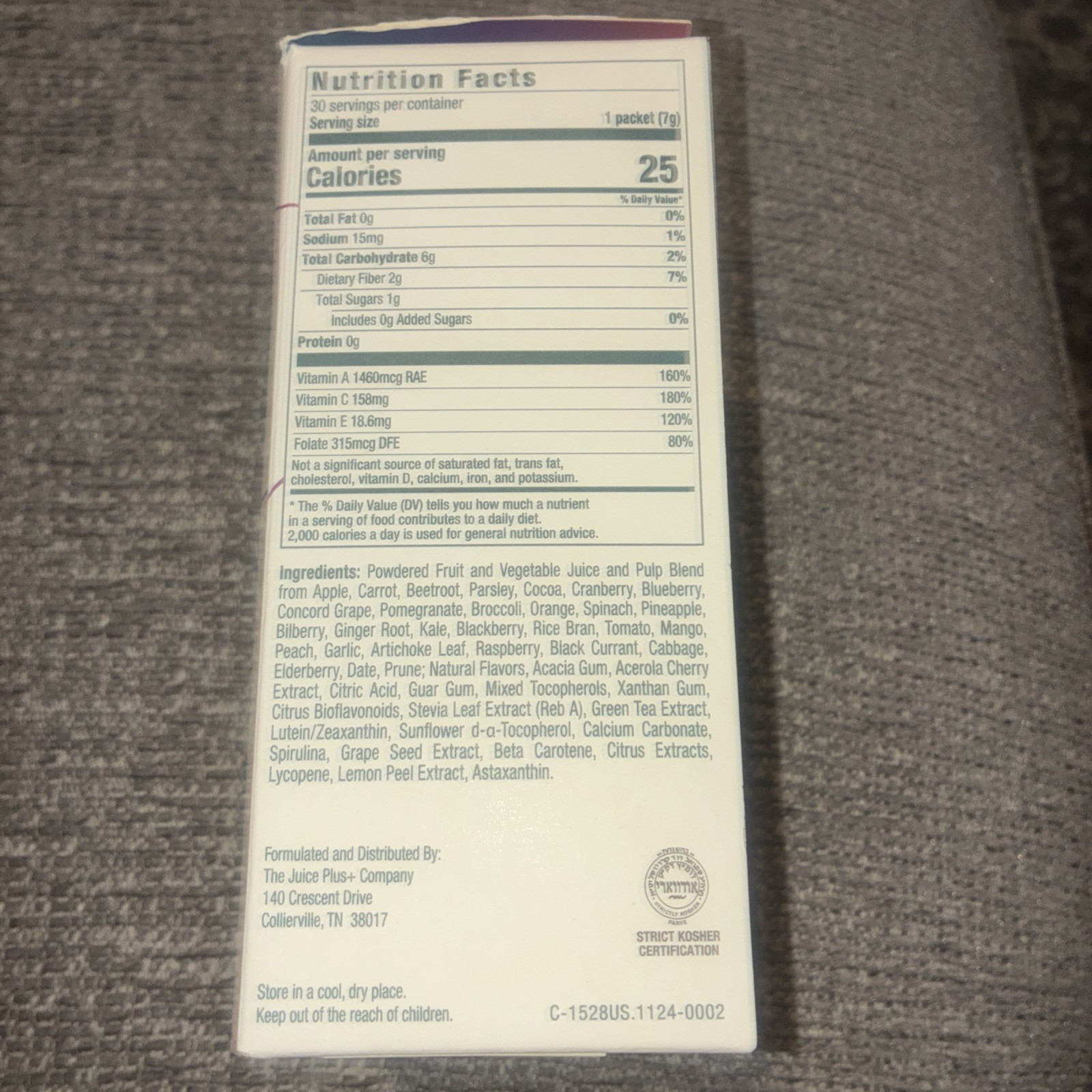 Juice Plus Super Food Powder 30 Stick Packs exp 7/2026