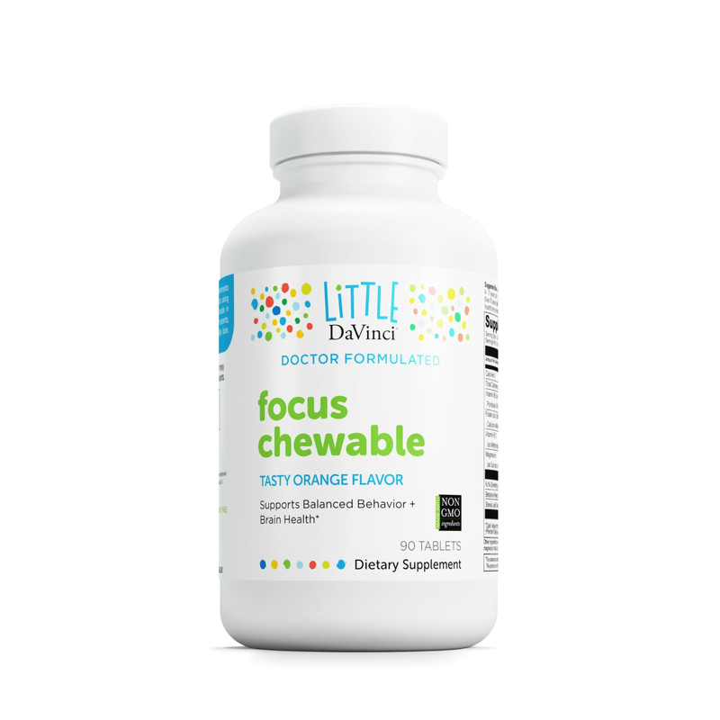 Little Davinci Focus Chewable – Supplement To Support Behavior Brain Health And