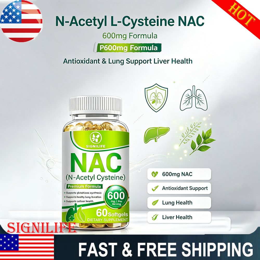 N-Acetyl L-Cysteine (NAC) 600mg – Antioxidant & Lung Support Liver Health