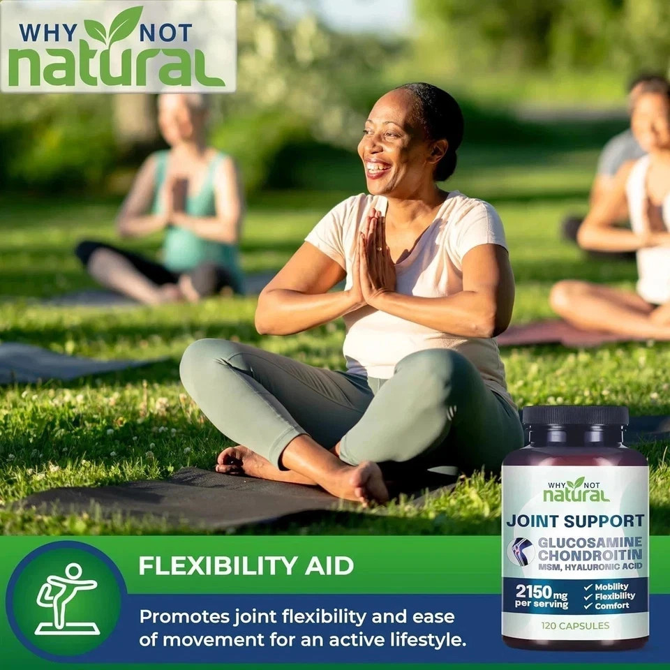 Why Not Natural Glucosamine Chondroitin MSM–Joint Support for Mobility & Comfort