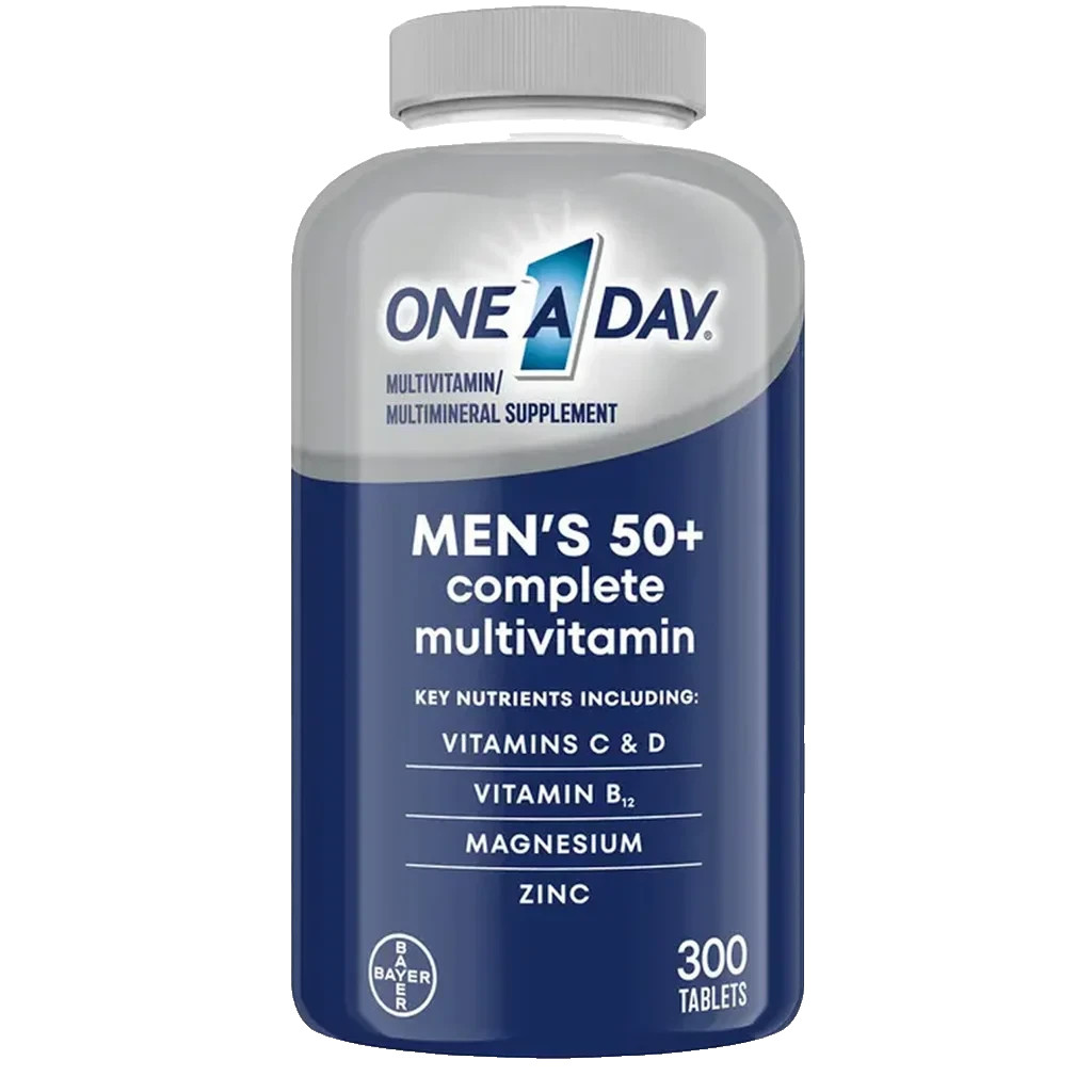 One A Day Men’s 50+ Healthy Advantage Multivitamin, Tablet, 300 Count