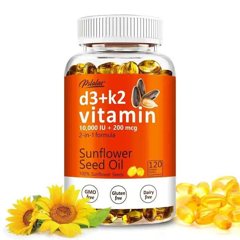 Vitamin D3+K2 120pcs – Promotes Bone, Cardiovascular Health, Support Immunity