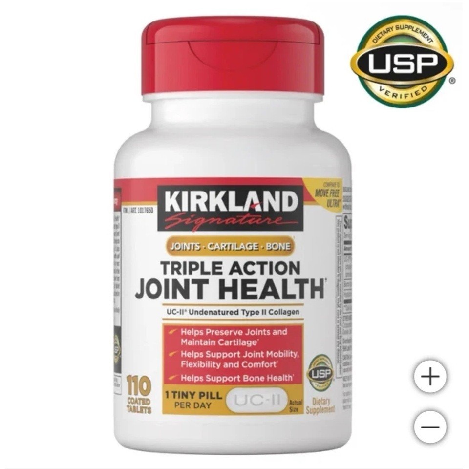 Kirkland Triple Action Joint Health 110 Tablet Compare to Move Free Ultra 4 Pack