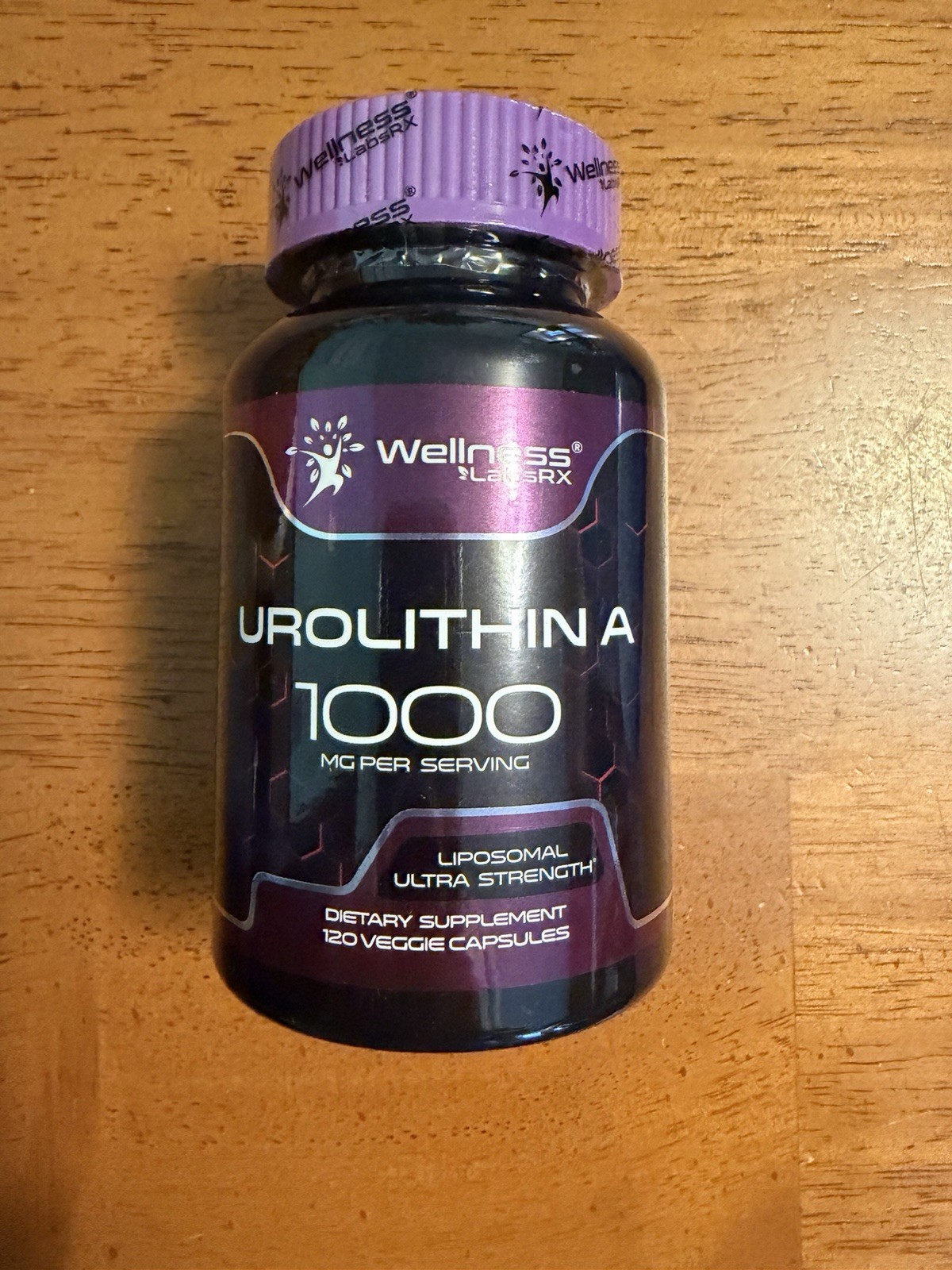 Wellness LabsRX Urolithin A 1000mg Liposomal Ultra Strength 120 Veggie Capsules