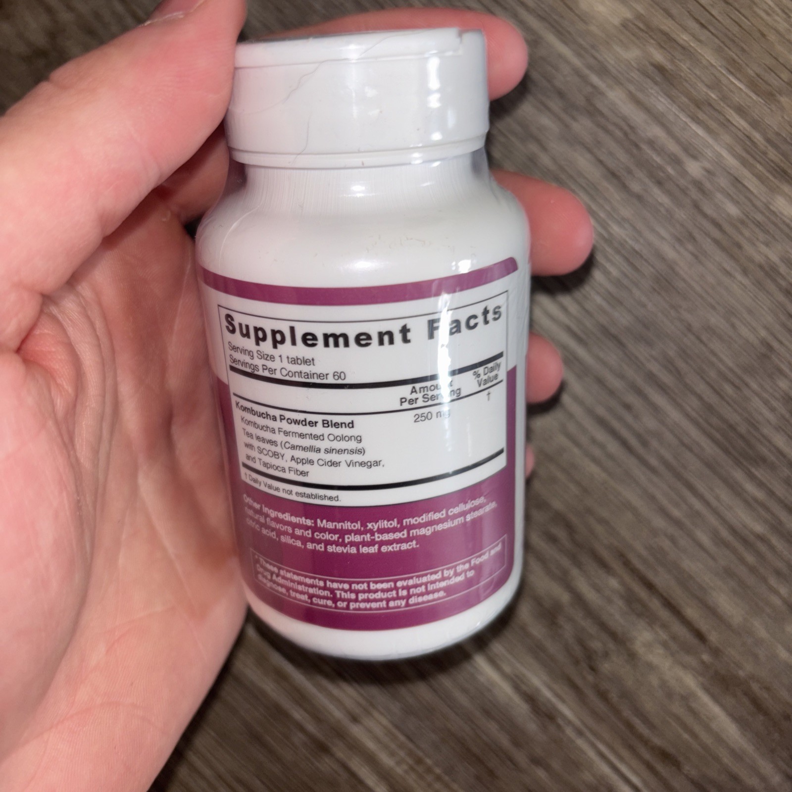 EZ Melts Dissolvable Sugar-Free Kombucha Tablets EXP 01/2028 – Brand New